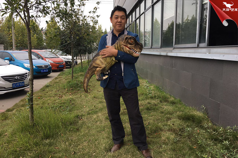 恐龍手偶，抱在手里的恐龍