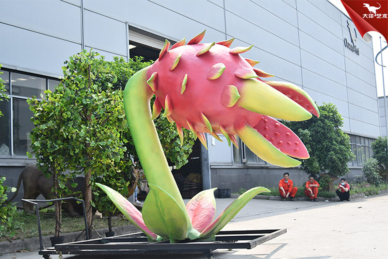 食人花，仿真火龍果，大型植物模型制作